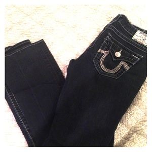 True religion dark wash jeans